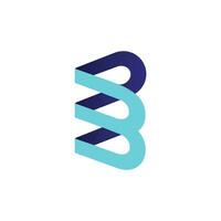modern b logotyp design premie logotyp vektor