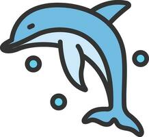 Delfin Symbol Bild. vektor