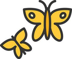 fjärilar ikon bild. vektor
