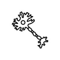 Neuron Symbol im Vektor. Illustration vektor