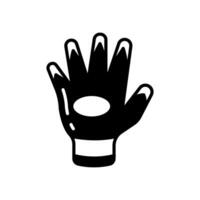 beständig Handschuhe Symbol im Vektor. Logo vektor