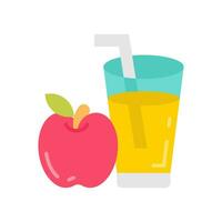 Apfel Saft Symbol im Vektor. Illustration vektor