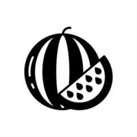 Wassermelone Symbol im Vektor. Illustration vektor