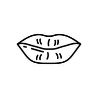 Lippen Symbol im Vektor. Illustration vektor