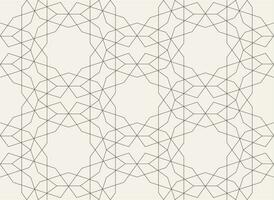 linjär eleganta modern mönster med orientalisk tema för företags- identitet och interiör. vektor illustration