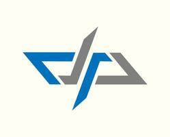 dp Alphabet Logo Design Illustration vektor