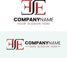 kreativ Monogramm Brief ese Logo Design vektor