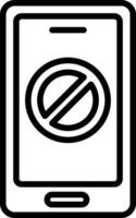 verweigert Vektor Symbol Design