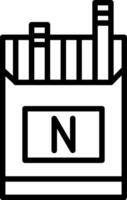 nikotin vektor ikon design