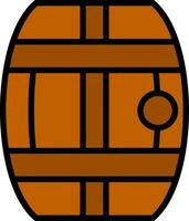 Barrel-Vektor-Icon-Design vektor