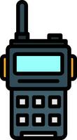walkie prat vektor ikon design