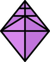 Kristall Vektor Symbol Design