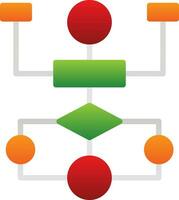 strömma Diagram vektor ikon design