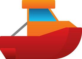 Spielzeug Boot Vektor Symbol Design