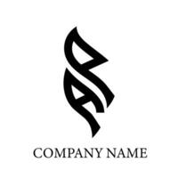 ap brev logotyp design.ap kreativ första ap brev logotyp design. ap kreativ initialer brev logotyp begrepp. vektor