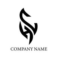 hc brev logotyp design.hc kreativ första hc brev logotyp design. hc kreativ initialer brev logotyp begrepp. vektor