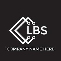 lbs Brief Logo design.lbs kreativ Initiale lbs Brief Logo Design. lbs kreativ Initialen Brief Logo Konzept. vektor