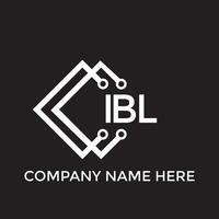 druckbar Brief Logo design.ibl kreativ Initiale ibl Brief Logo Design. ibl kreativ Initialen Brief Logo Konzept. vektor