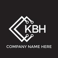 printkbh Brief Logo design.kbh kreativ Initiale kbh Brief Logo Design. kbh kreativ Initialen Brief Logo Konzept. vektor