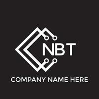 printnbt Brief Logo design.nbt kreativ Initiale nbt Brief Logo Design. nbt kreativ Initialen Brief Logo Konzept. vektor