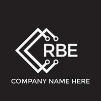 printrbe Brief Logo design.rbe kreativ Initiale rbe Brief Logo Design. rbe kreativ Initialen Brief Logo Konzept. vektor