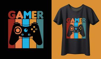 Gaming-T-Shirt-Design vektor