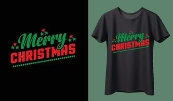 Weihnachts-T-Shirt-Design vektor