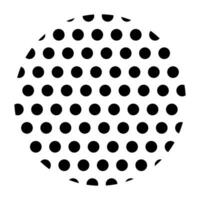 cirkel halvton abstrakt prickad cirklar runda ikon. vektor
