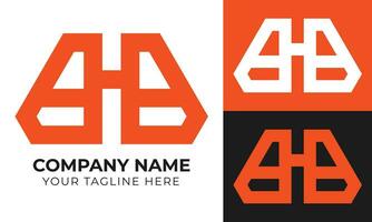 kreativ abstrakt modern minimal h Brief Geschäft Logo Design Vorlage kostenlos Vektor
