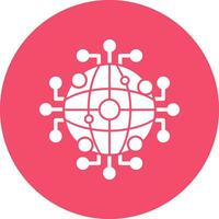 global Netzwerk Vektor Symbol Design