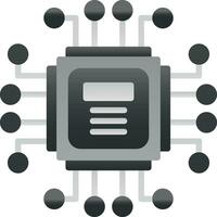 Computer Chip Vektor Symbol Design