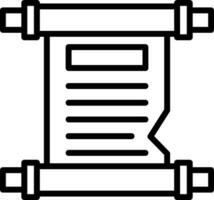 Scroll-Vektor-Icon-Design vektor