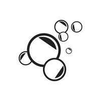 bubbla logotyp mall vektor ikon illustration design