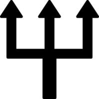 trippel- pilar vektor ikon design