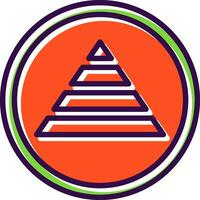 Pyramide Vektor Symbol Design