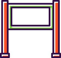 Fertig Flagge Vektor Symbol Design