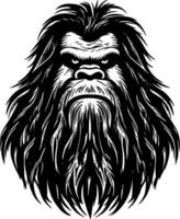 Bigfoot, minimalistisch und einfach Silhouette - - Vektor Illustration