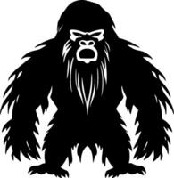 Bigfoot - - minimalistisch und eben Logo - - Vektor Illustration