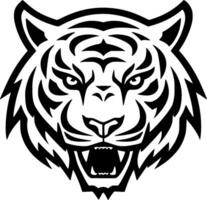 Tiger - - minimalistisch und eben Logo - - Vektor Illustration