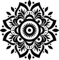 Mandala - - hoch Qualität Vektor Logo - - Vektor Illustration Ideal zum T-Shirt Grafik