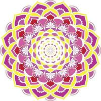 Mandala Ornament Design im Vektor