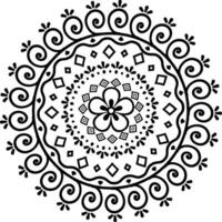 mandala prydnad design i vektor