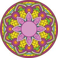 mandala prydnad design i vektor