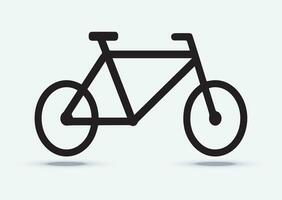 cykel vektor icom symbol silhuett