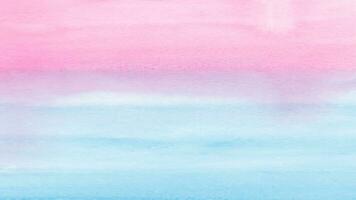 ljus blå och rosa lutning abstrakt design vattenfärg bakgrund vektor