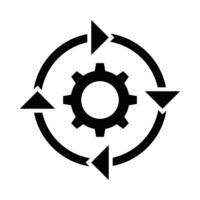 Wiederherstellung Vektor Glyphe Symbol zum persönlich und kommerziell verwenden.