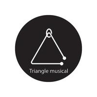 Dreieck Musical Symbol Vektor