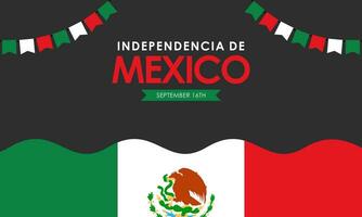 Mexikaner Unabhängigkeit Tag Hintergrund Vektor