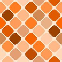 abstrakt Orange Farbe nahtlos Hintergrund mit ein diagonal Muster Quadrat. Halloween, fallen, Ernte, Kürbis, das Erntedankfest Konzepte. vektor