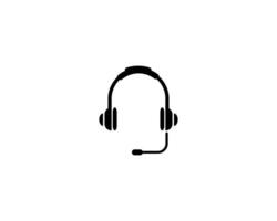 Headset Symbol Vektor Illustration Logo Vorlage zum viele Zweck. isoliert auf Weiß Hintergrund